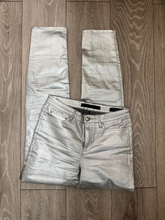 Silver Guess Jeans, Size 8