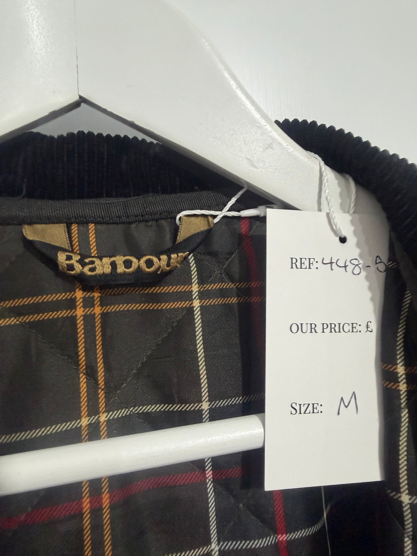 Black Barbour Coat, Size M