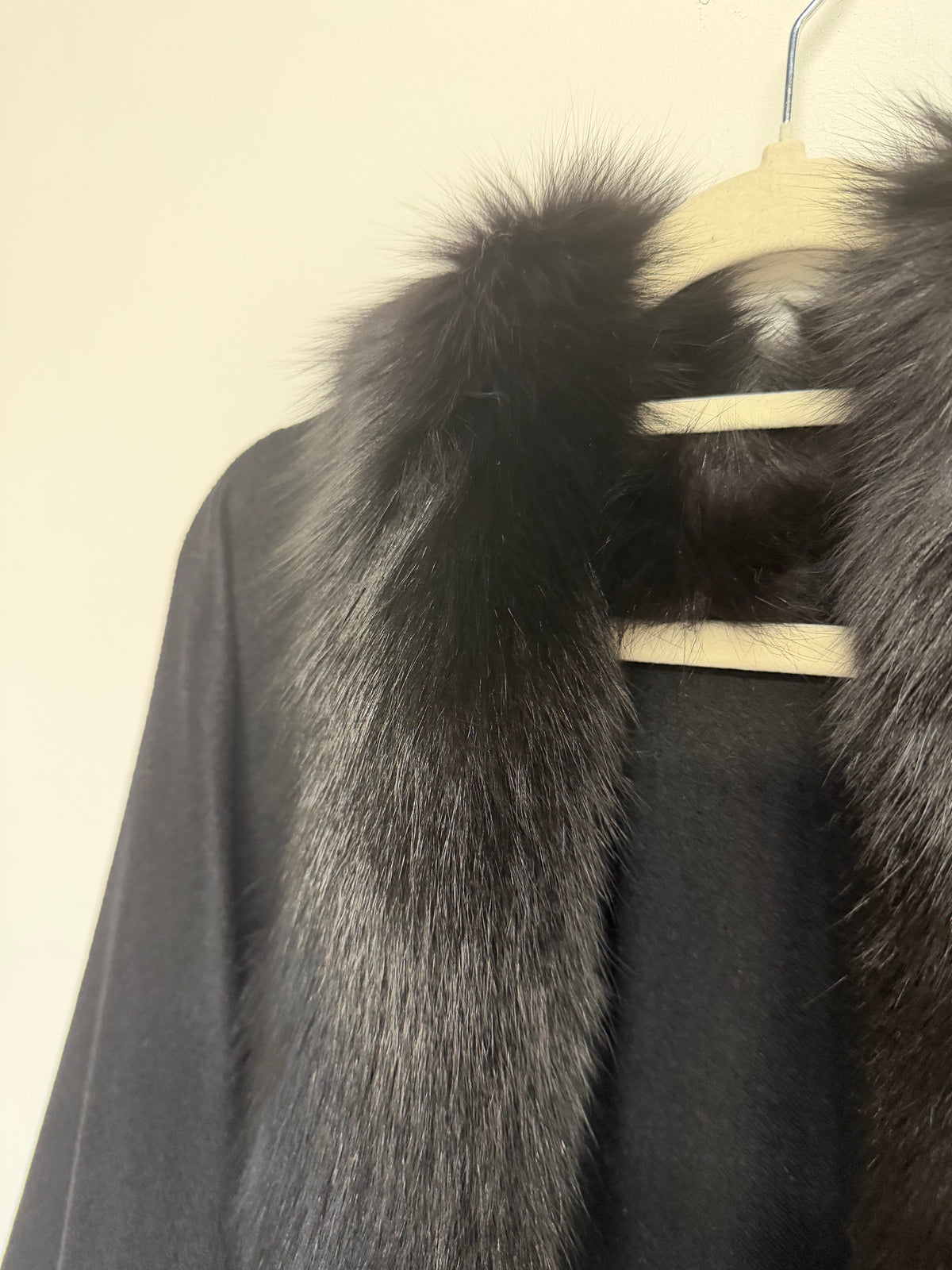 Preloved Custom made Poncho One Size Black