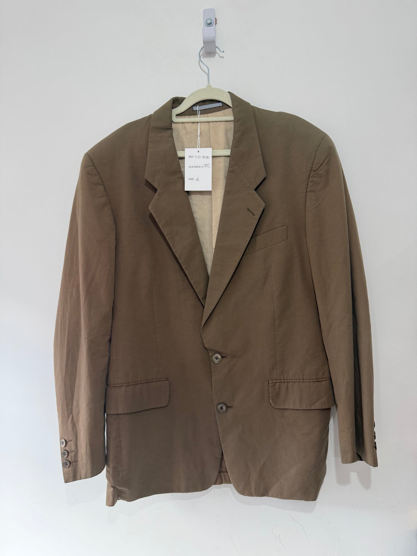 Preloved beige Kenzo Paris Blazer, large
