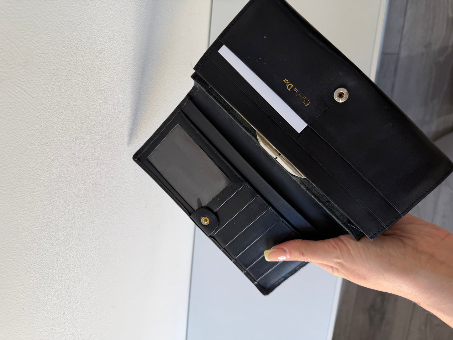 Pre-owned, Black Christian Dior Wallet