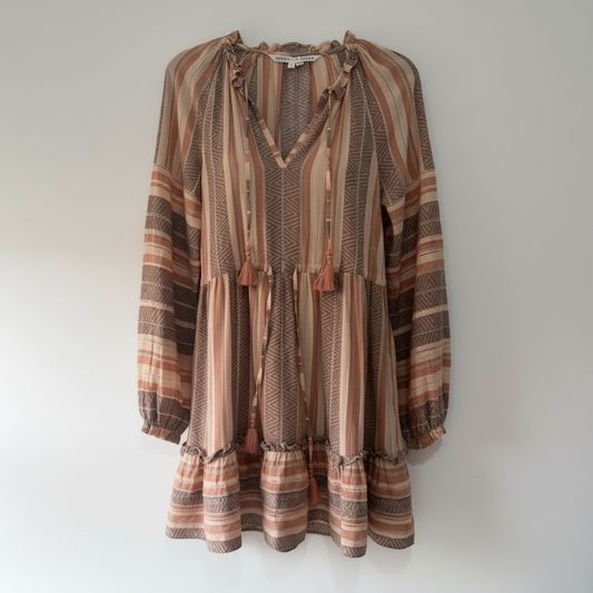 Preloved, Beige Veronica Beard Dress, Size L