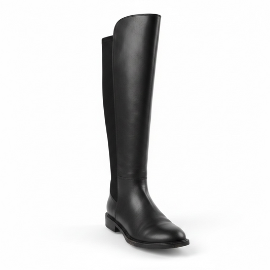 Pre-owned Black Dune Boots, Size 6