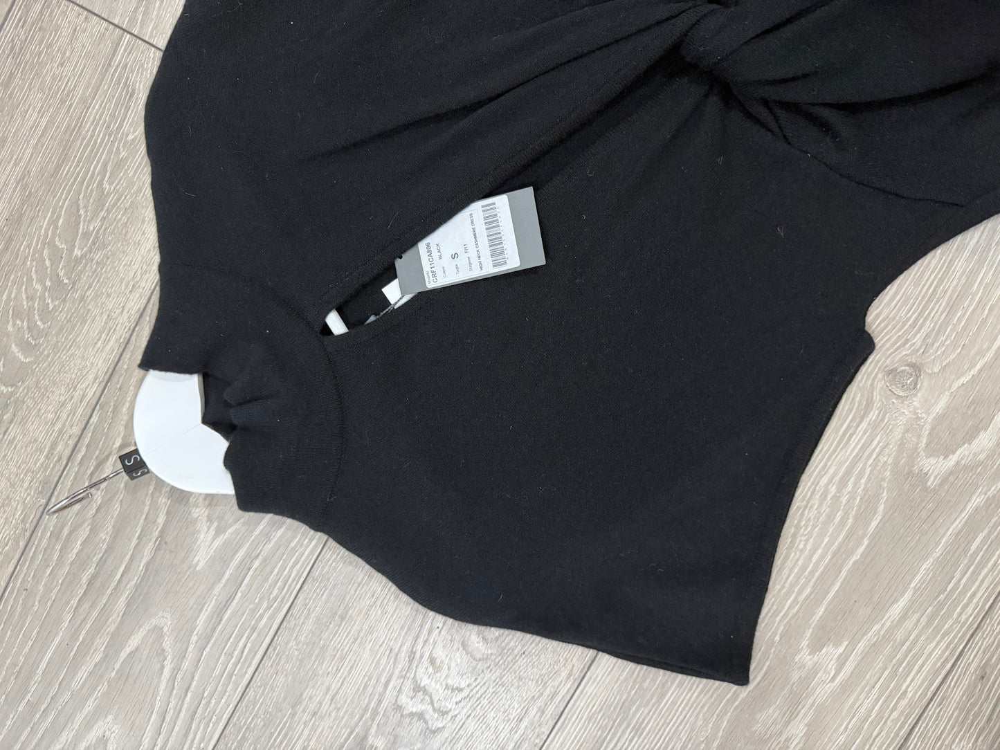 Black Halston Cashmere Dress, Size Small