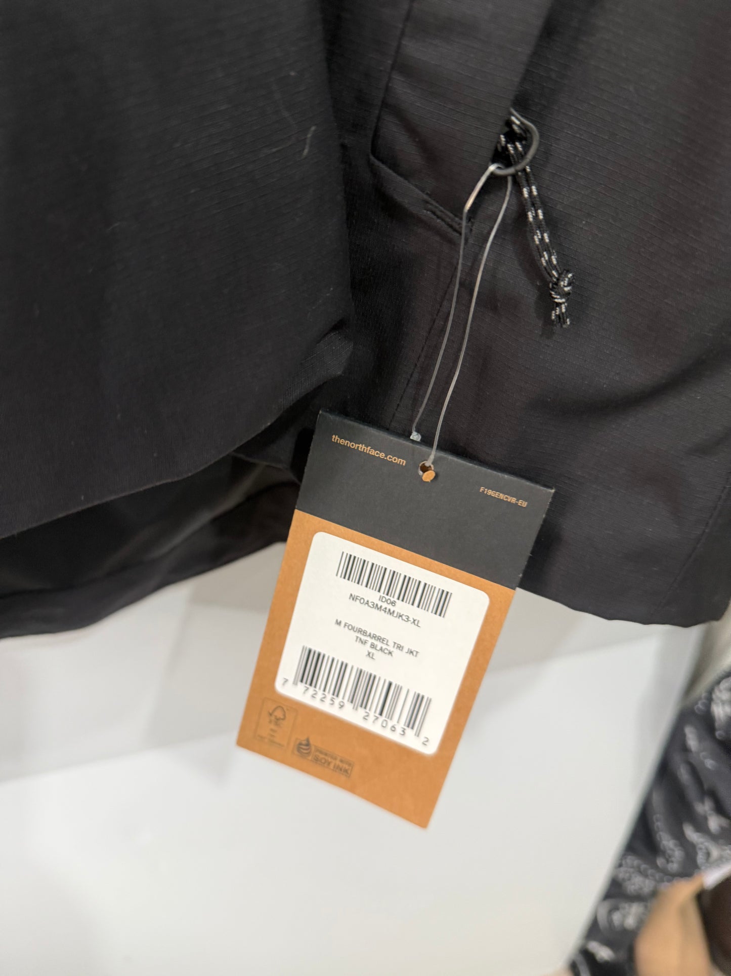 Black The North Face Men’s Coat, Brand New XL