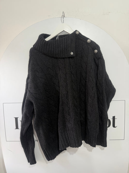 Grey Polo Ralph Lauren Jumper, Size M