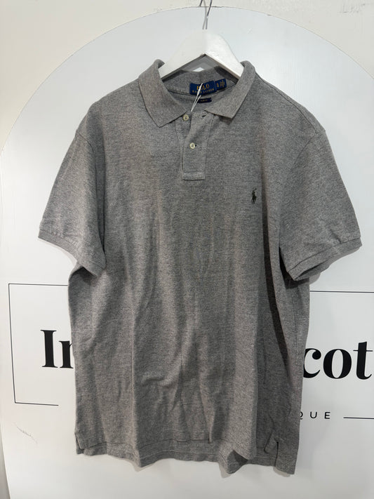 Grey Polo Ralph Lauren Men’s Polo, Size XL