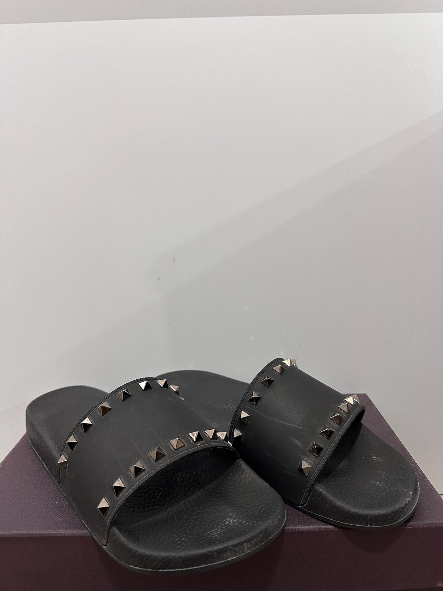 Black Valentino Sandals, 8