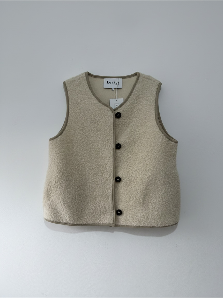 Preloved Levete Room Gilet Medium Cream