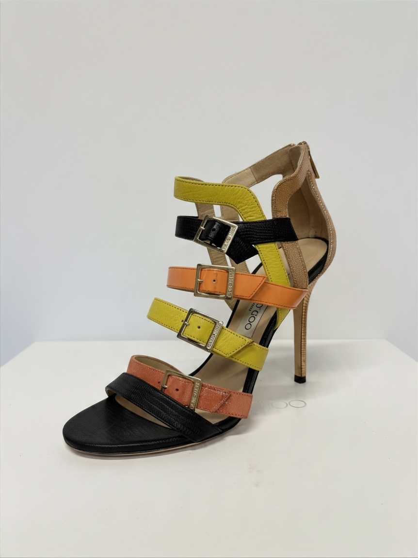 Preloved Jimmy Choo Heels Size 7-40 Yellow Orange