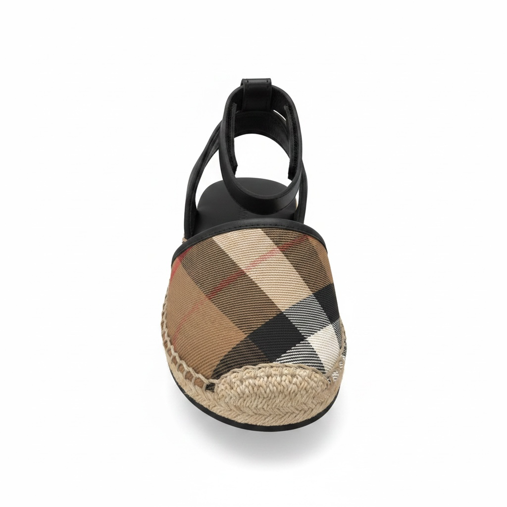 Preowned Brand New Monogram Burberry Baby Shoes, Size 26 EU (approx age 3/4)
