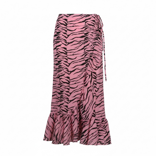 Pink, 100% Silk Rixo BNWT Skirt, Size L