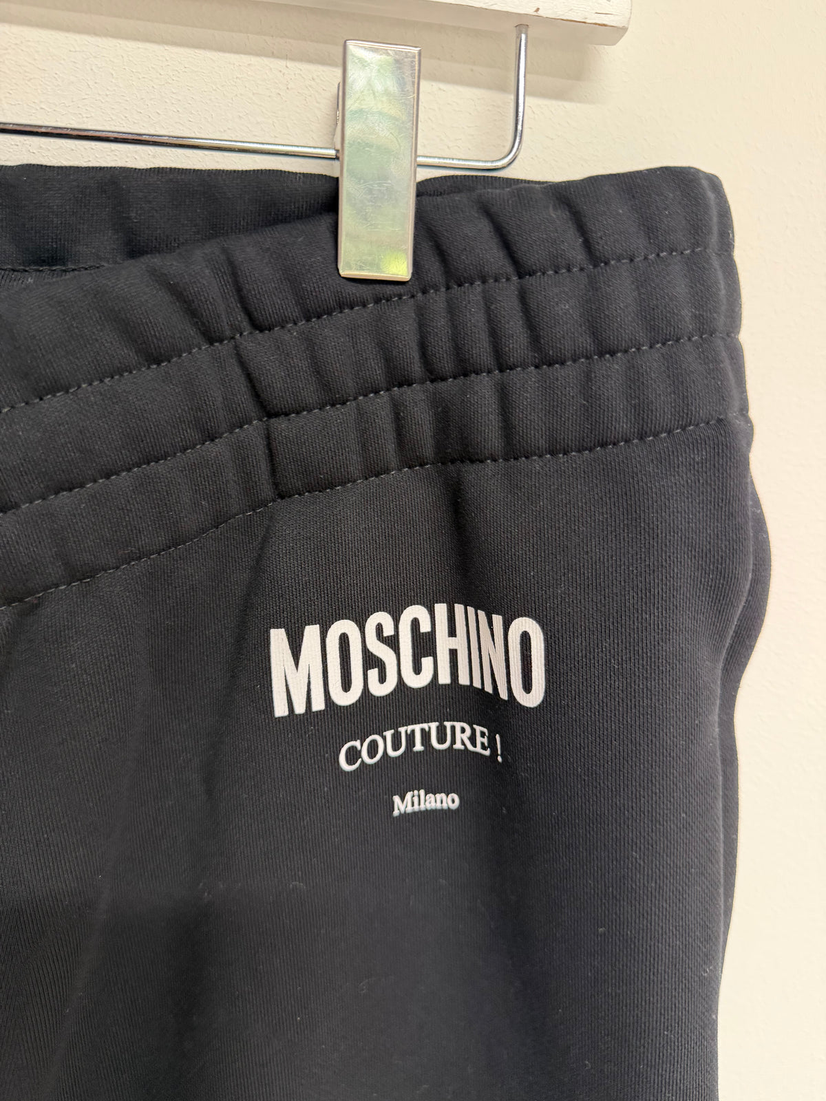 BNWT Moschino Joggers UK 10 Black