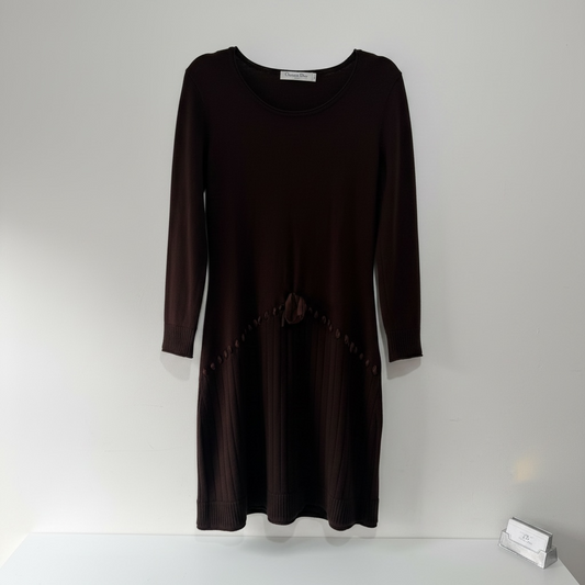 Preloved, Brown Christian Dior Dress, UK 14