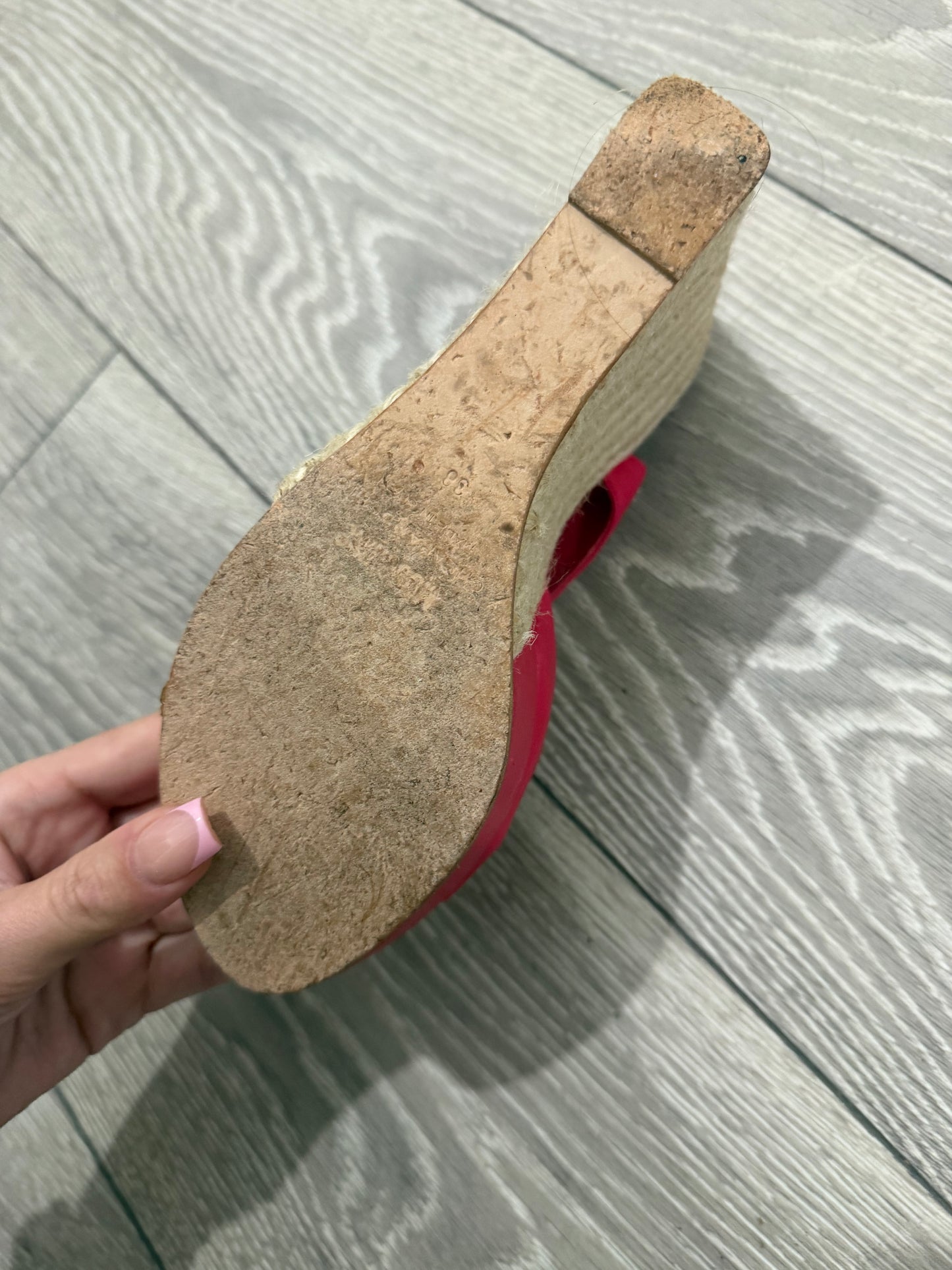 Pink Moschino Cheap and Chic Wedges, Size 38 - UK 5