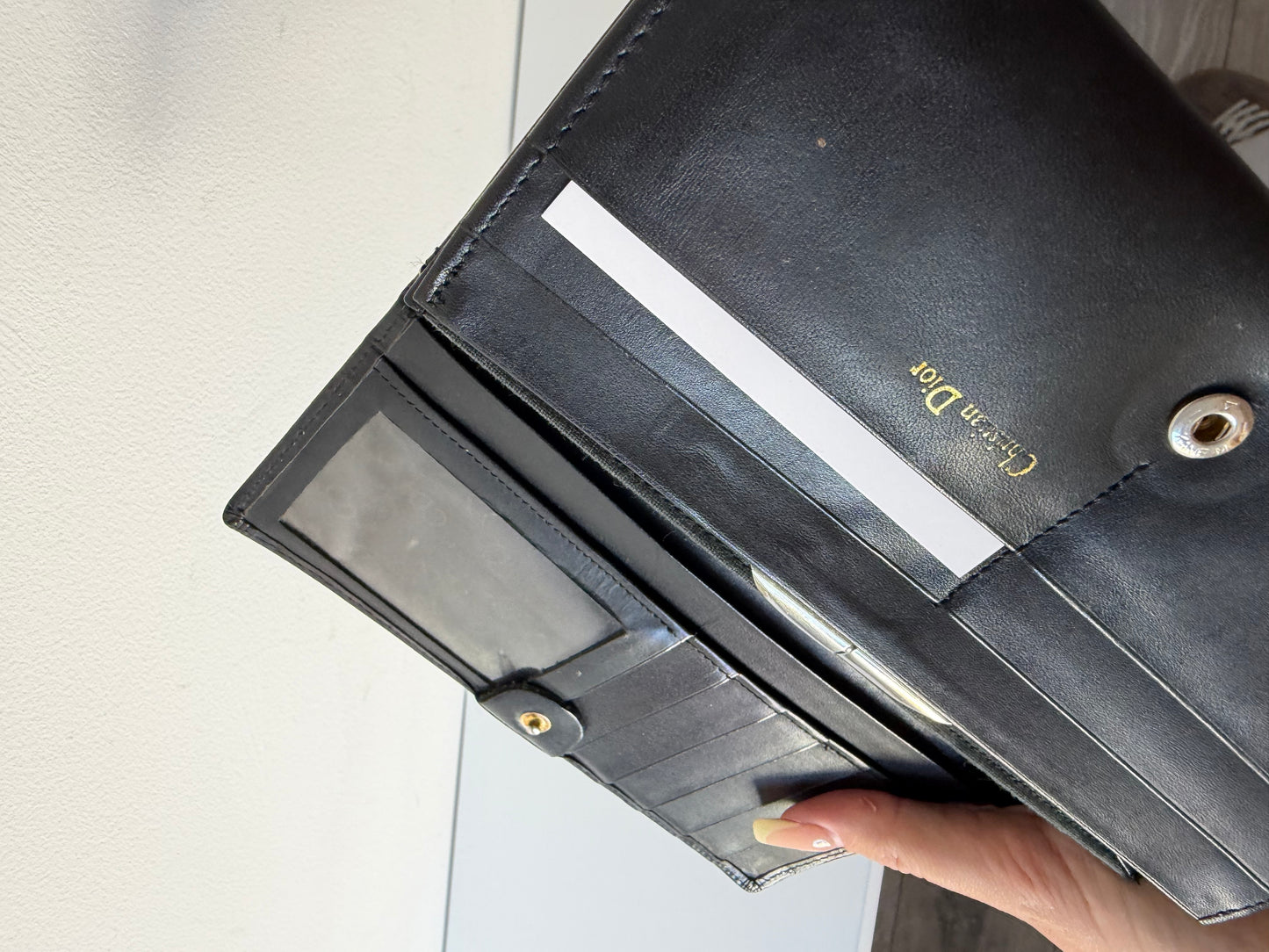 Pre-owned, Black Christian Dior Wallet