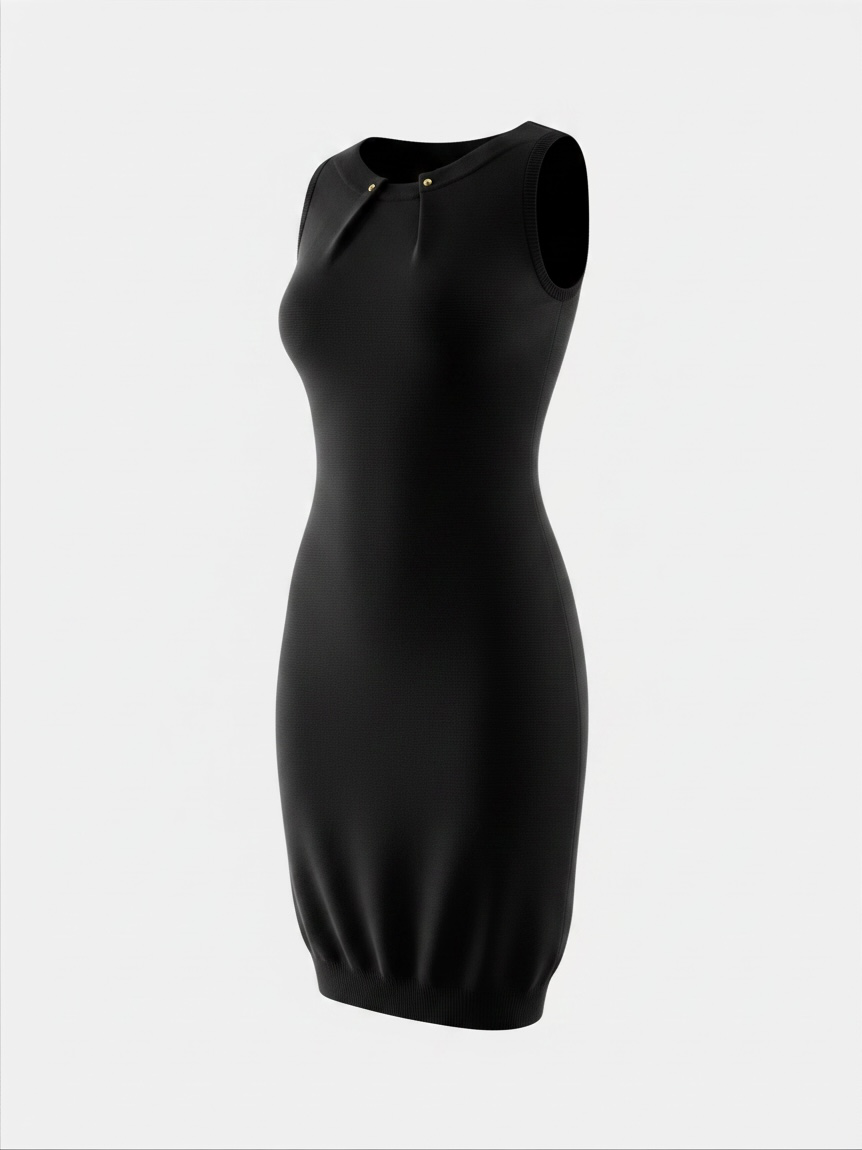 Preloved Versus Versace Dress Size M Black