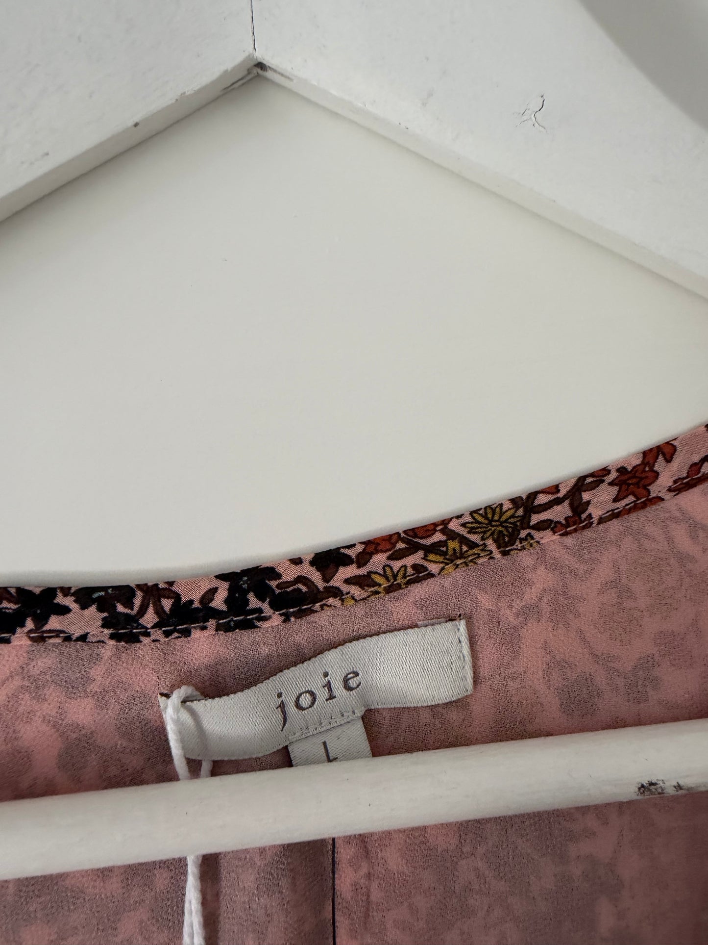 Pre-loved Patterned Joie Blouse, L