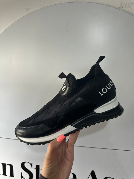 Black Louis Vuitton Trainers, Size 38.5 (Fit a 6)