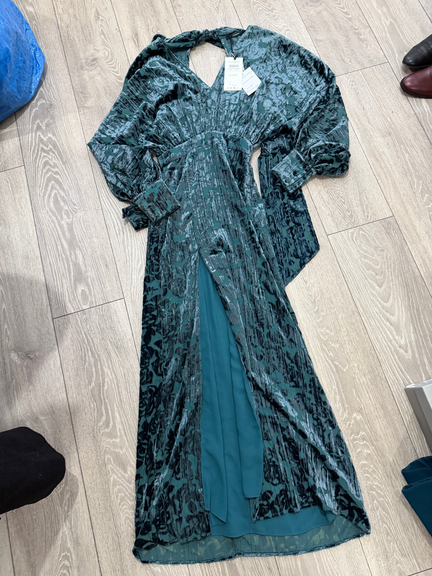 Blue Uterque Dress, Size XS