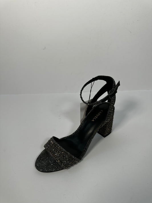 Silver/gold sparkly Carvela Heels, 39/6