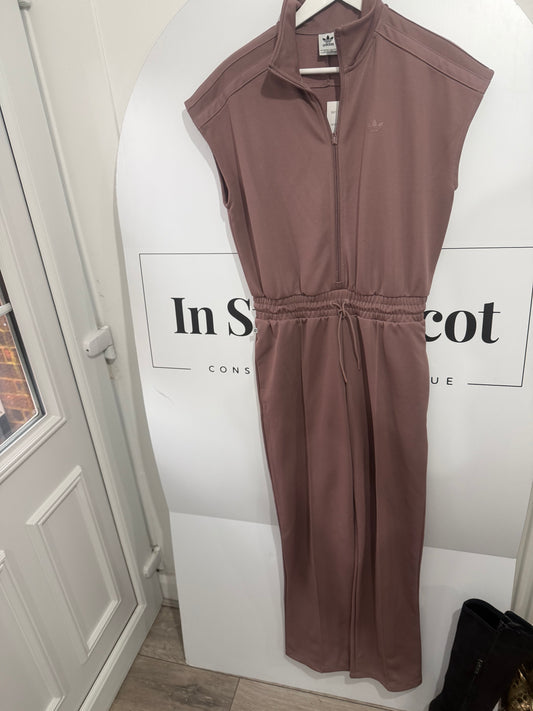 Dusky Pink Adidas Jumpsuit, 10