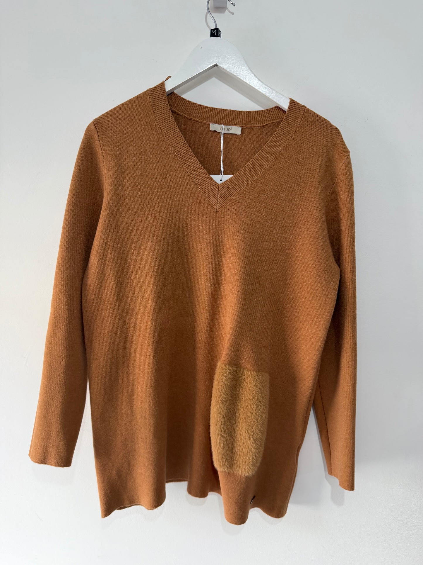 Pre-owned, Camel Gaudi Jumper, Size Small