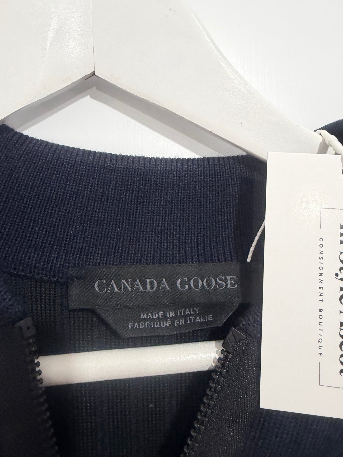 Navy Canada Goose Jacket, Size Small