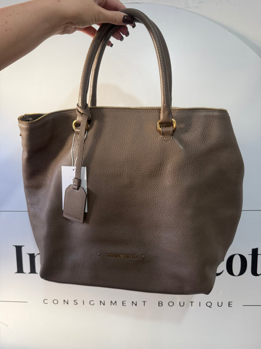 Taupe Emporio Armarni Tote and Wallet, Large