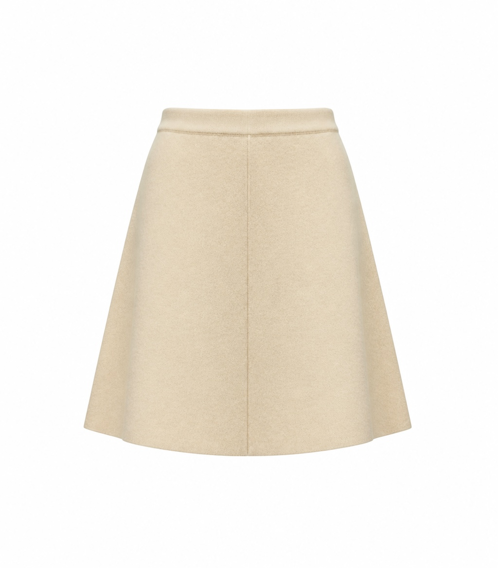 Preloved Gudrun Sjöden Skirt, Size Medium Off White