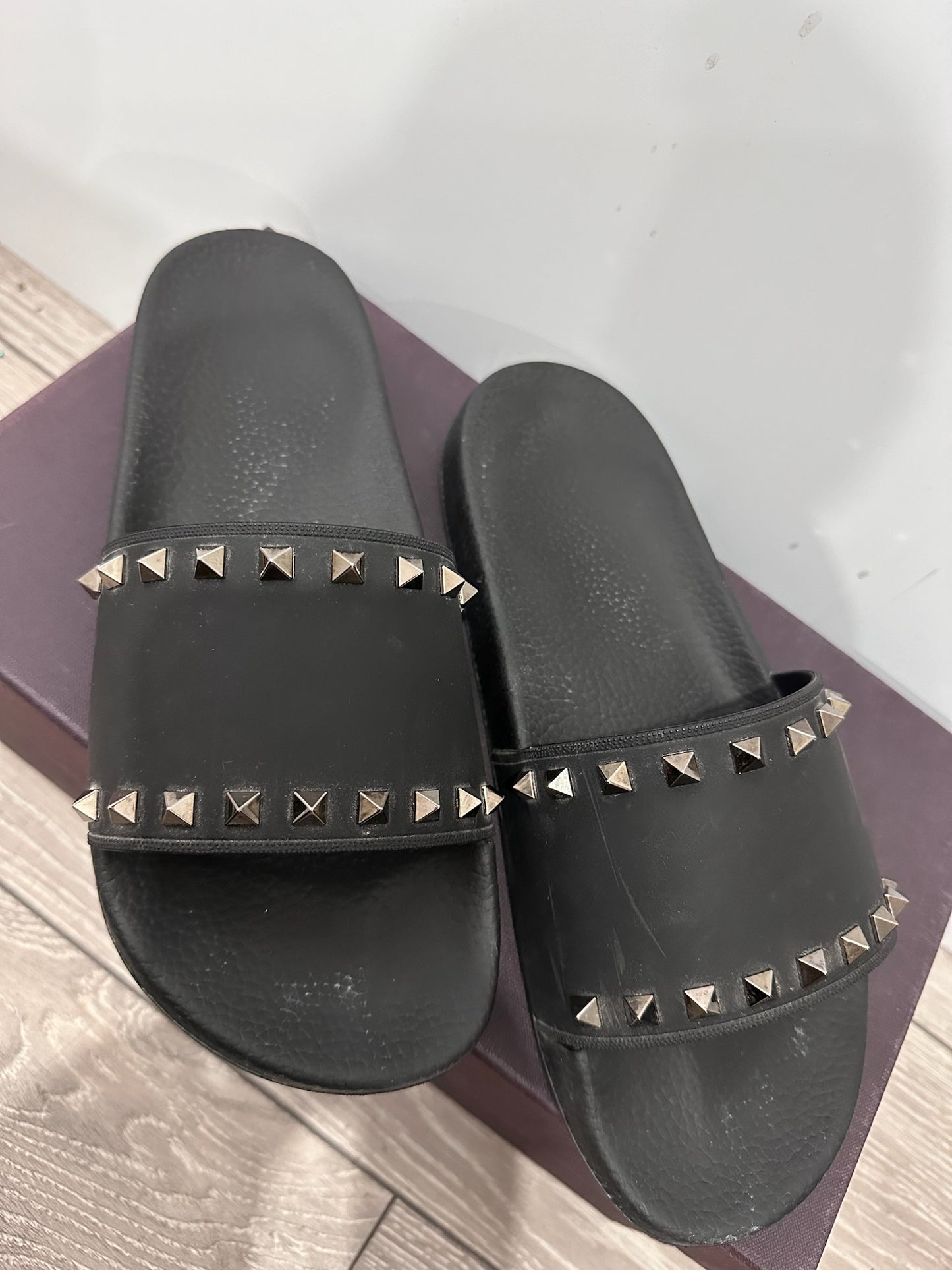 Black Valentino Sandals, 8