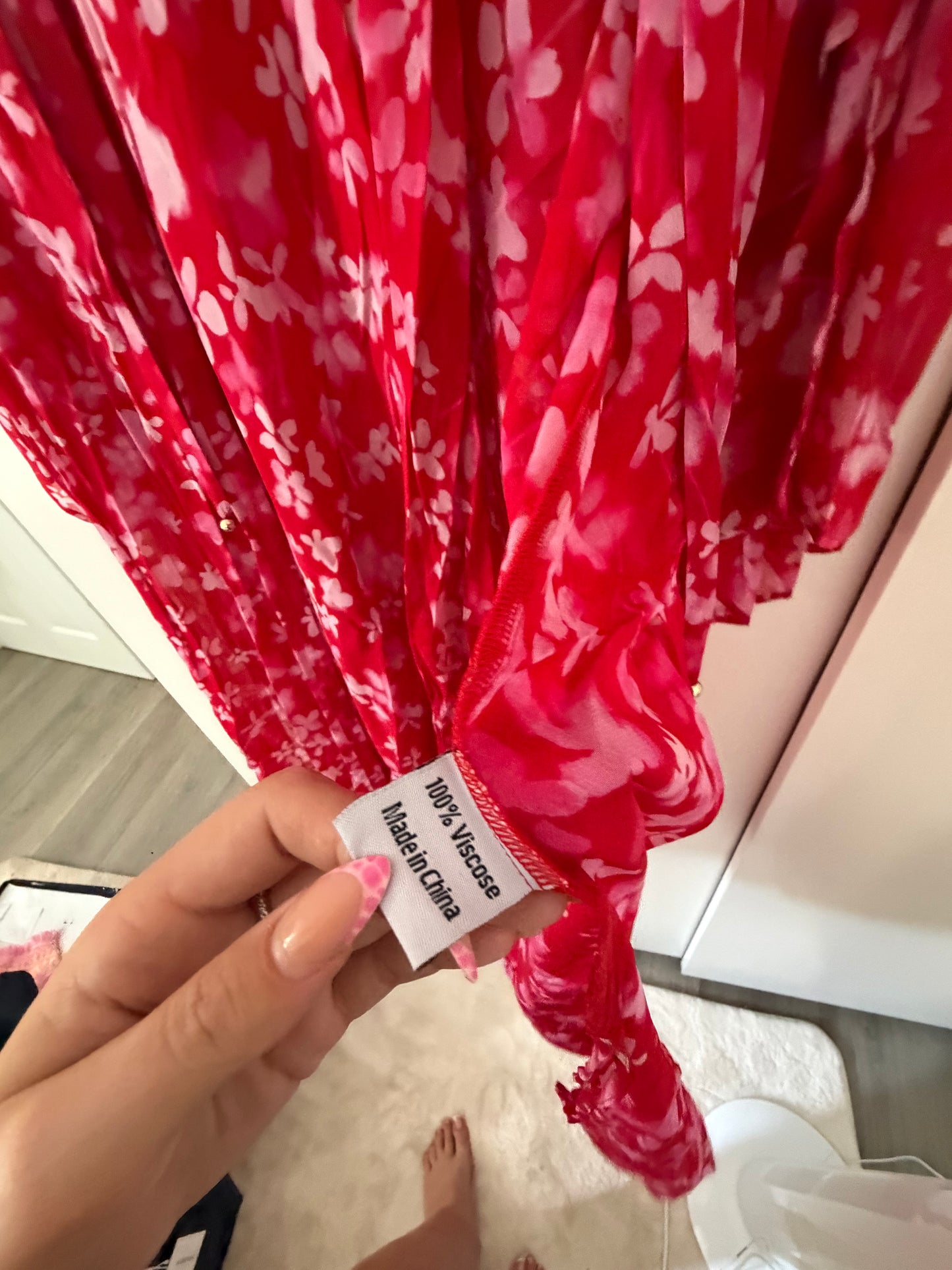 Pre-Loved Red Primrose Park Dress, M/L, BNWT