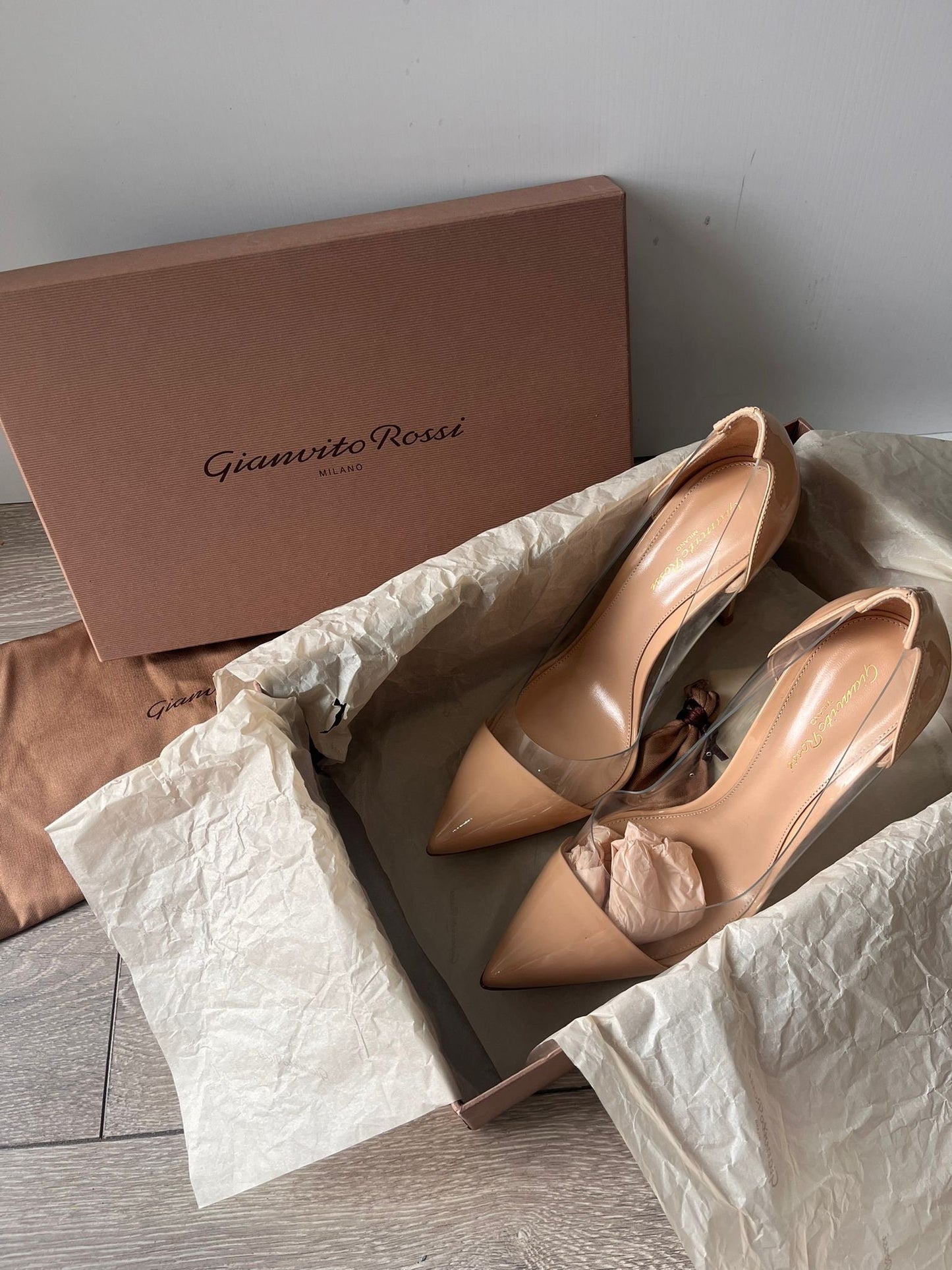 Gianvito Rossi Nude Heels - 5