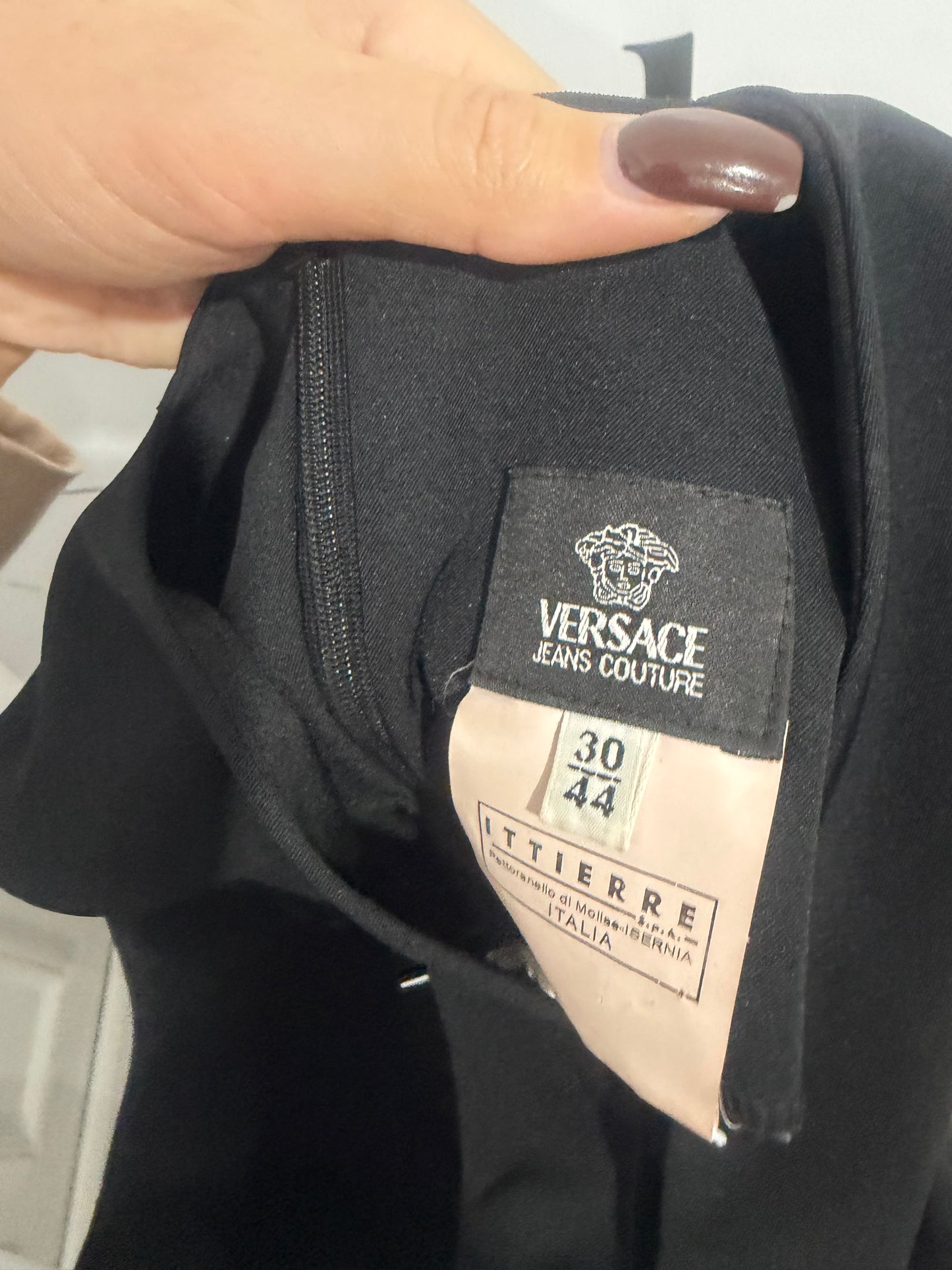 Black Versace jeans couture Dress, Size S
