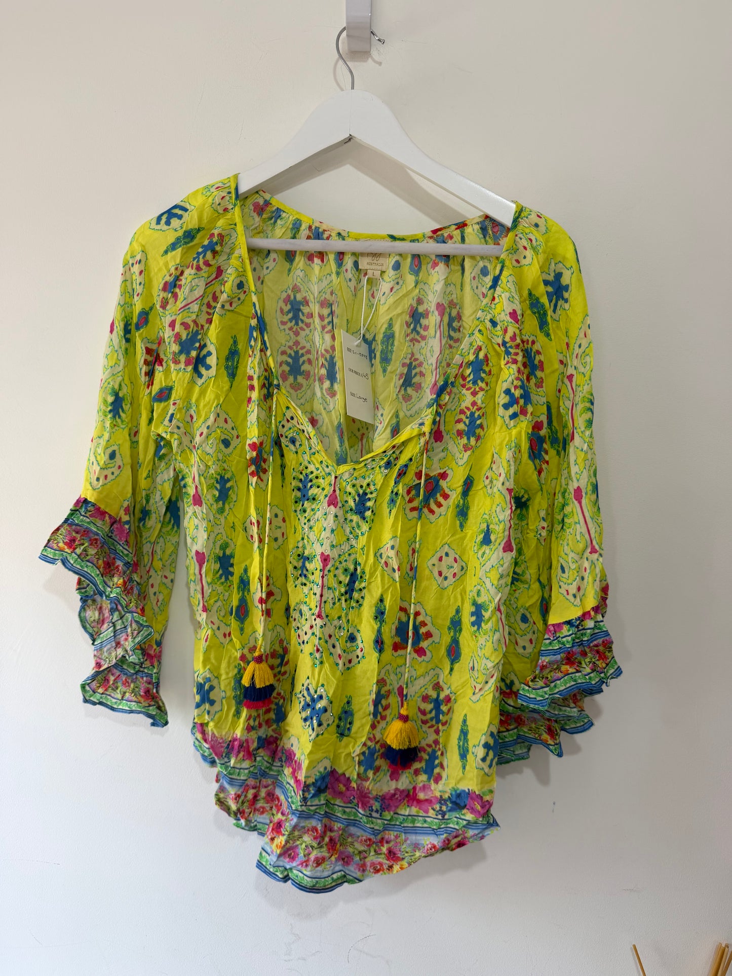 Preloved Multicoloured Ryy Australia Blouse, Size L