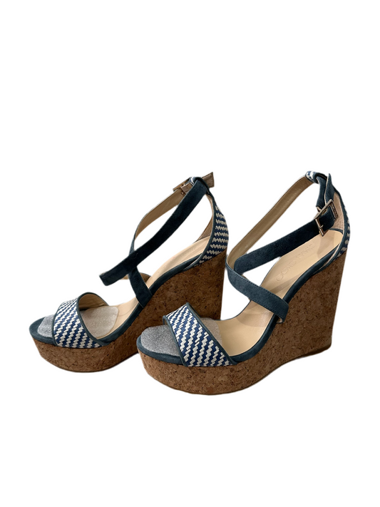 Blue Jimmy Choo Wedges, 7