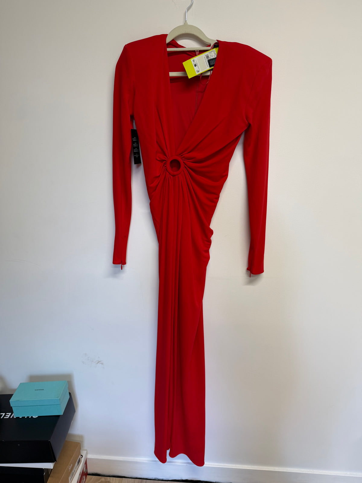 Preloved Mango Capsule Dress Size S, BNWT Red