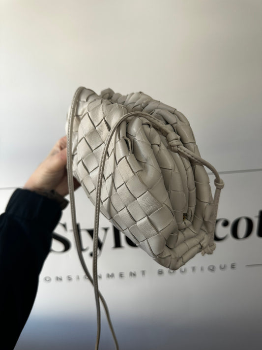 Off White Bottega Veneta Crossbody Clutch