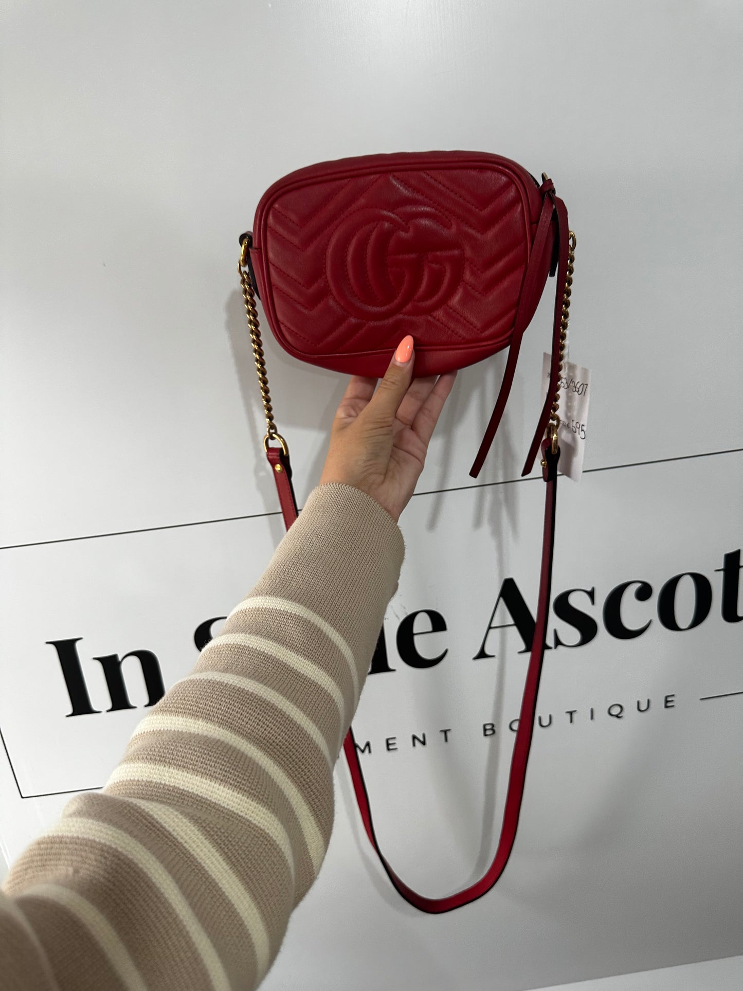 Red Gucci Mini Marmont