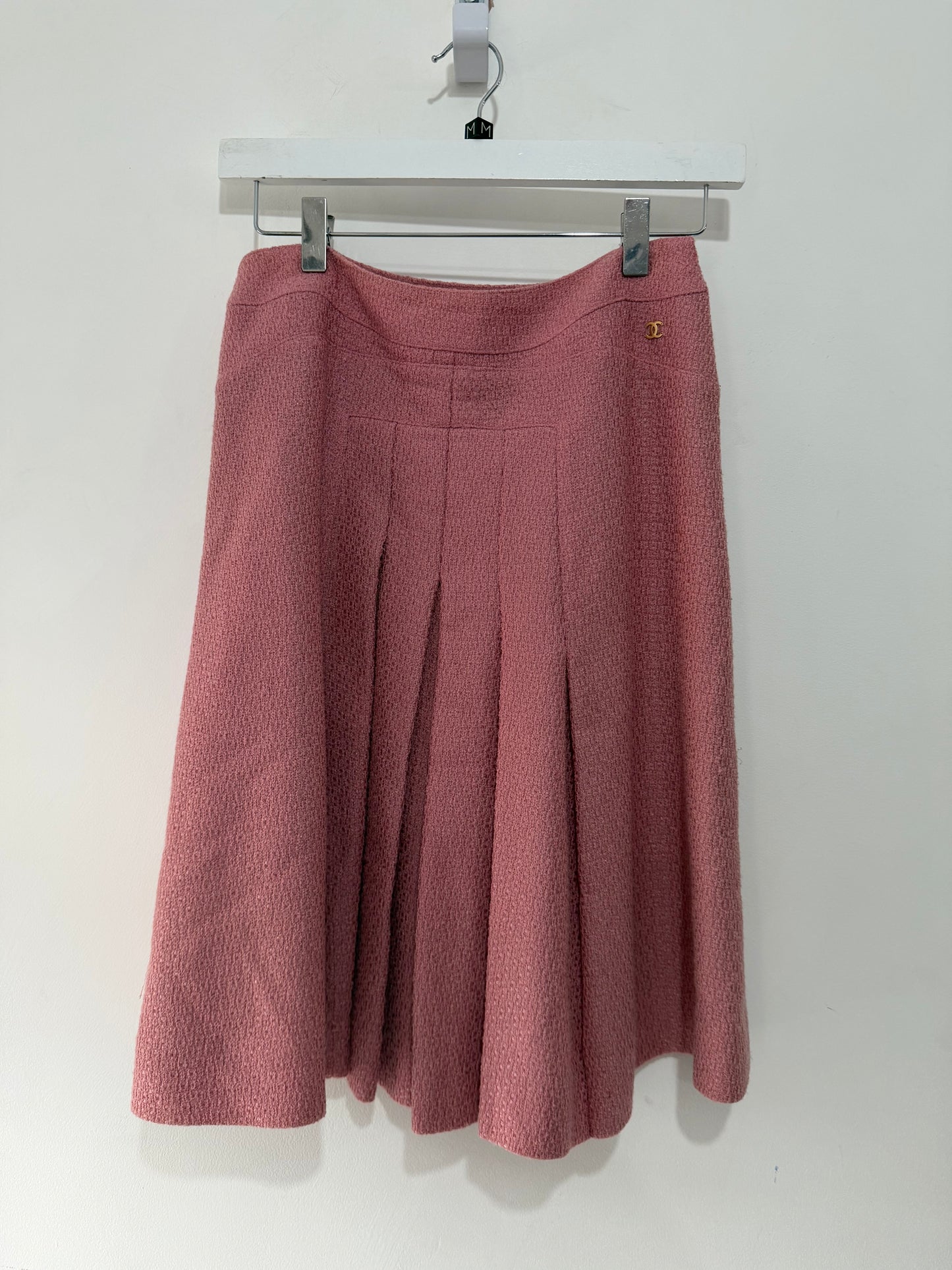 Preloved, Pink Chanel Skirt, UK 10