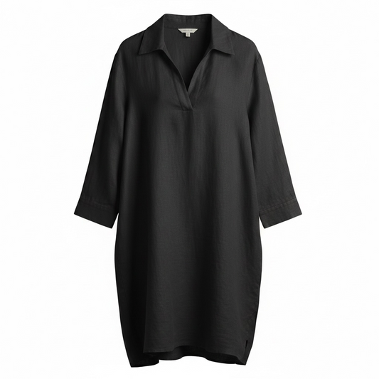 Preloved, Black Jigsaw Dress, UK 14