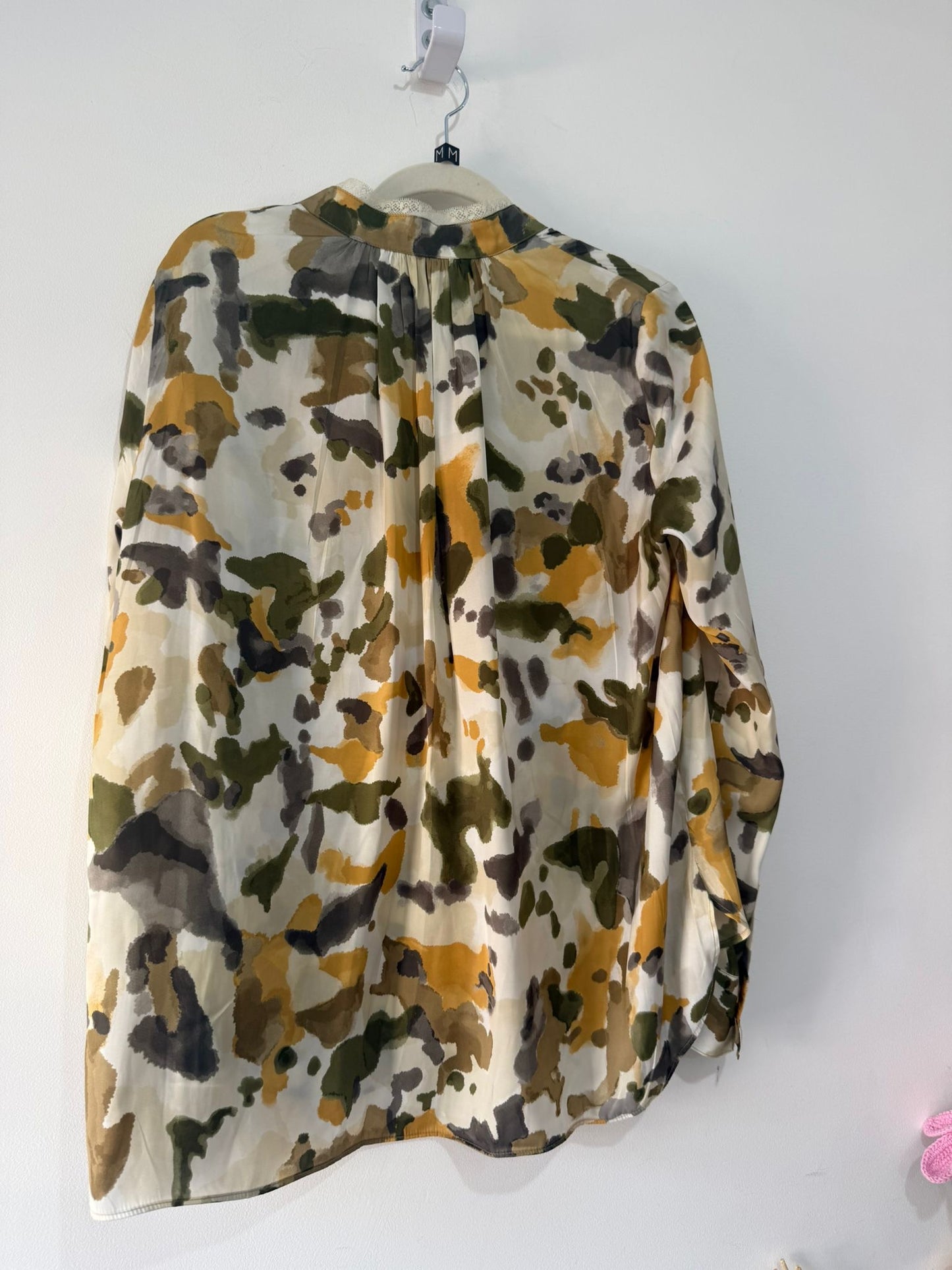 Preloved, Camo Zadig & Voltaire Blouse, Size M