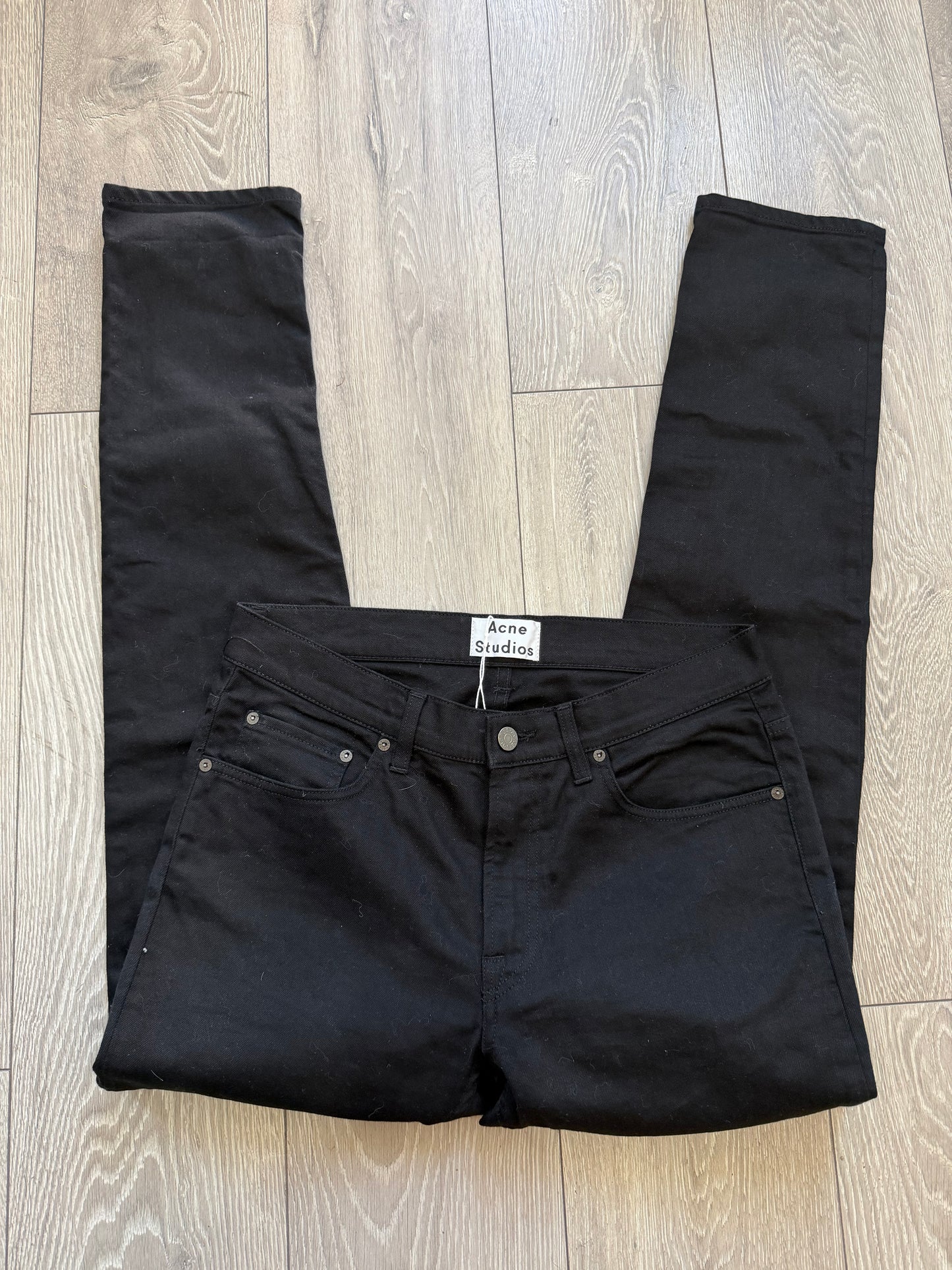Preloved Acne Studios Jeans W33 UK 14 Black