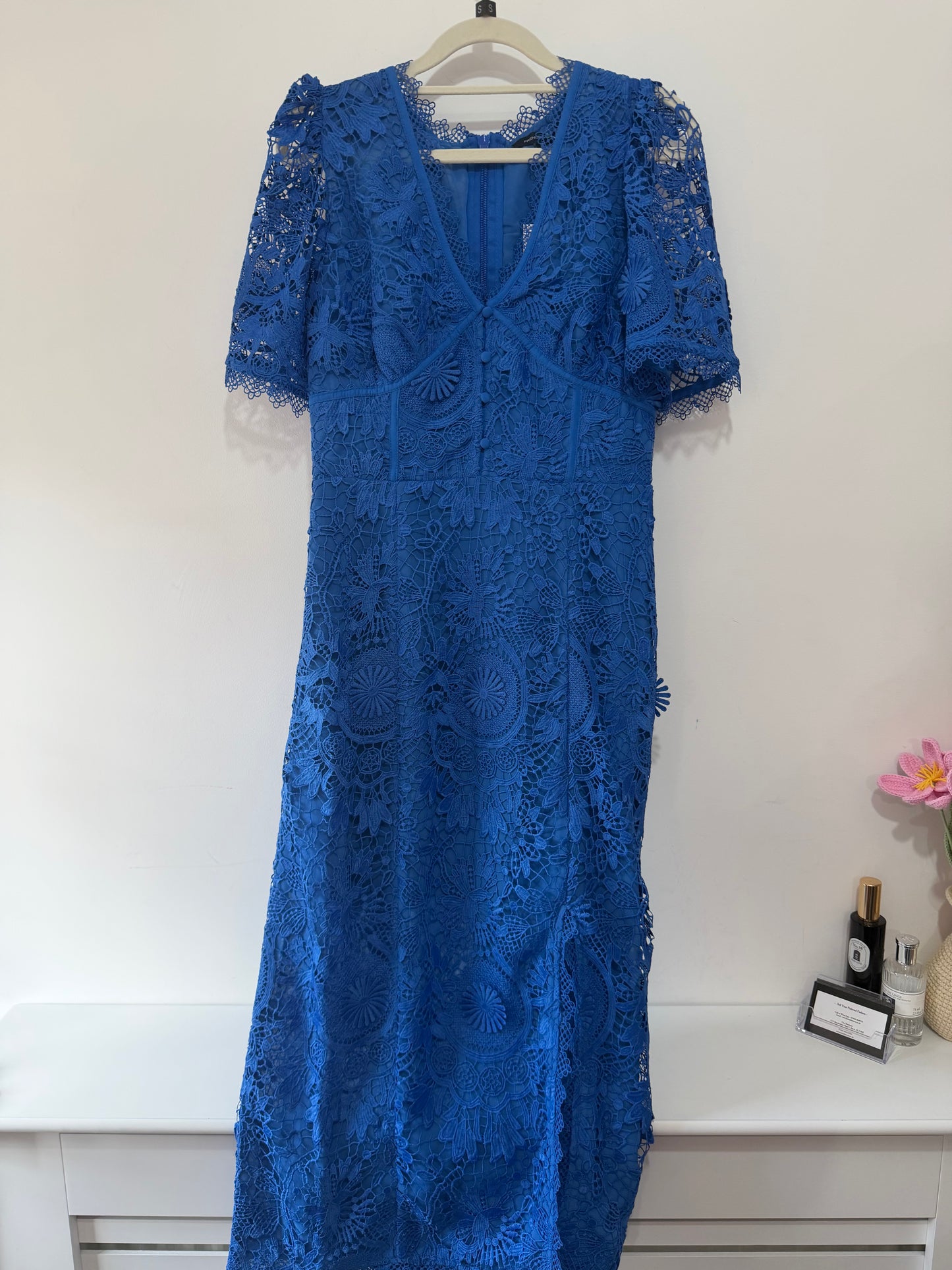 Preloved blue French Connection Dress, Size 8