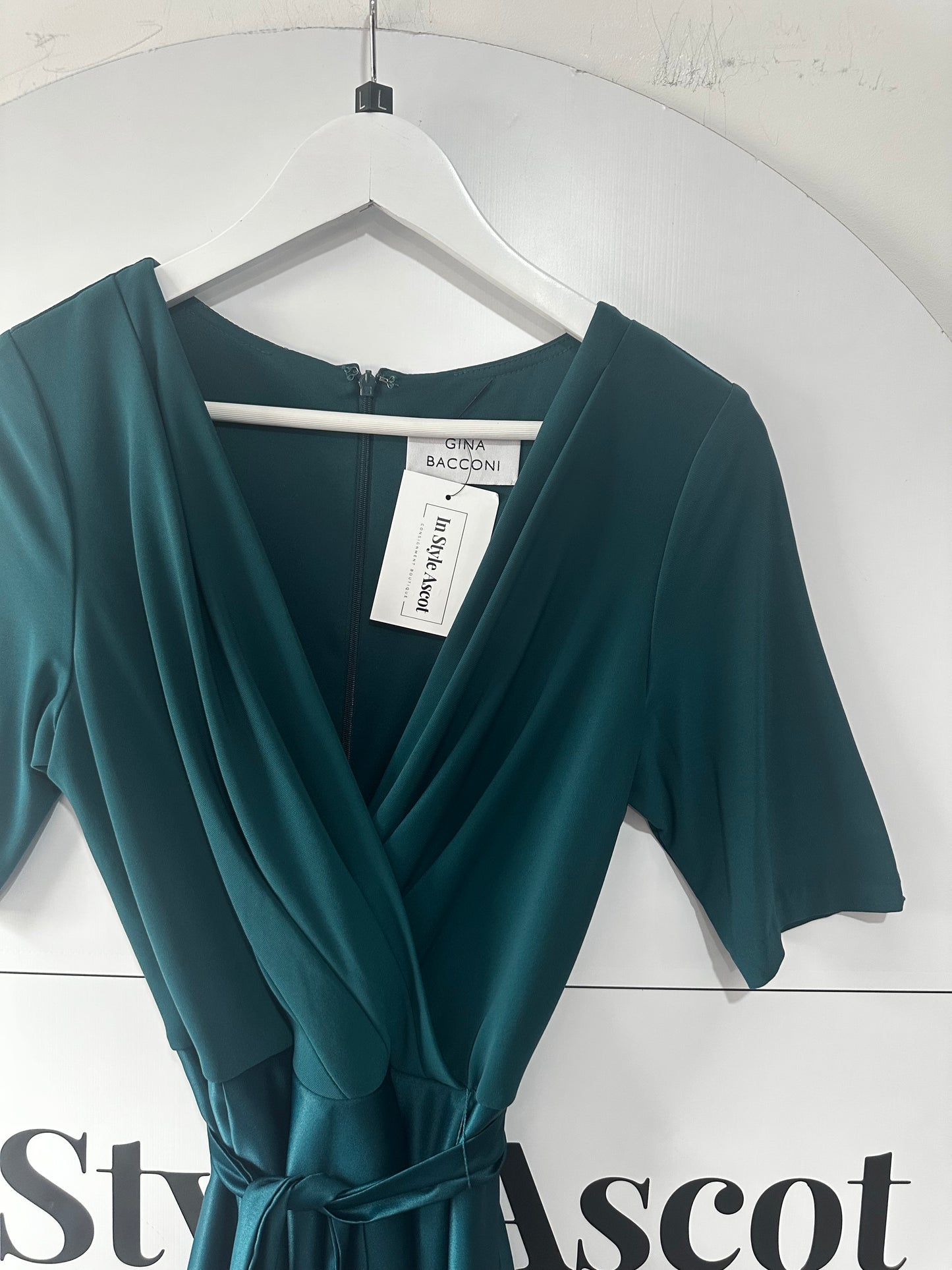 Green Gina Bacconi Dress, 14-16