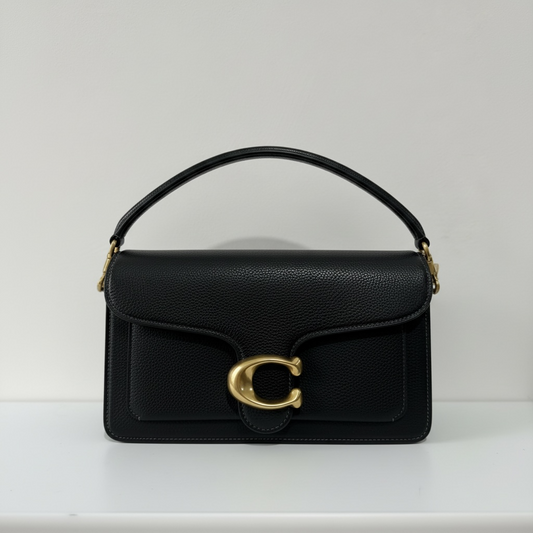 Pre-owned Black Coach Tabby 26 Shoulder bag