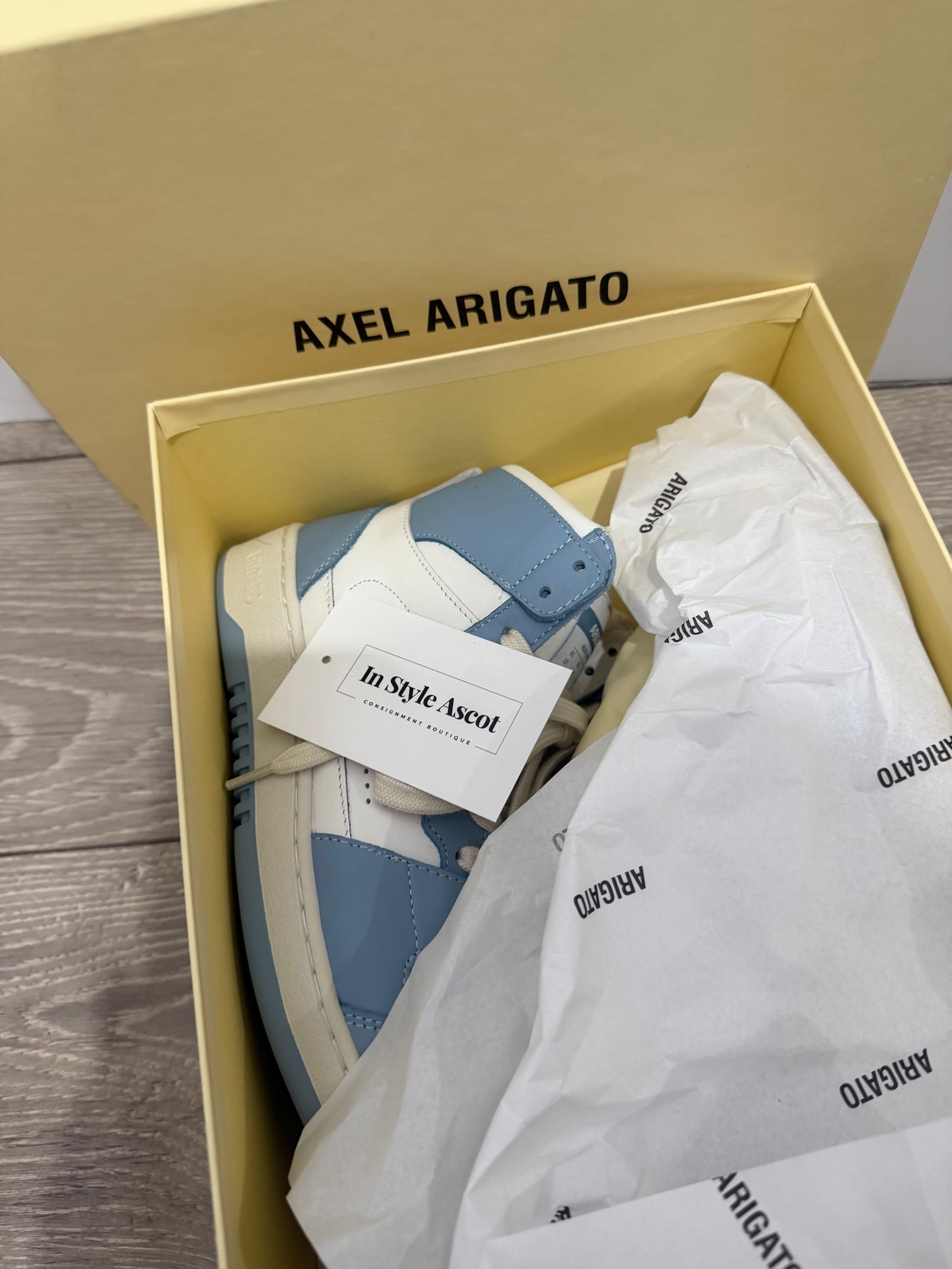 Brand New, Blue Axel Arigato Sneakers, Size 37 - UK 4