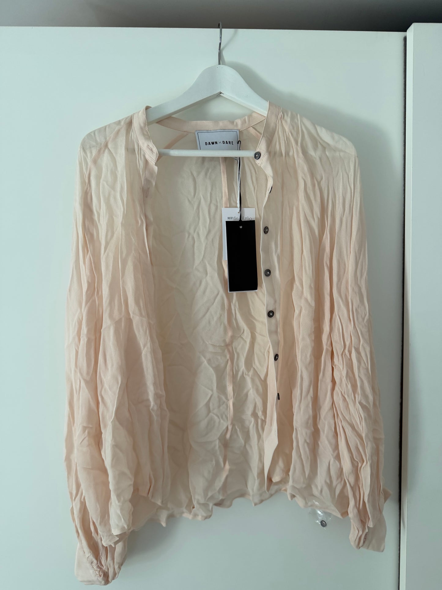 Pre-loved Nude BNWT Dawn & Dare Blouse, 12