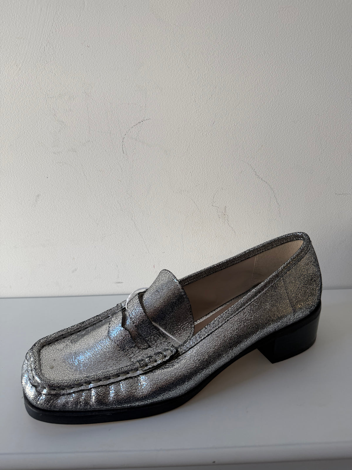 Preloved Zara Loafers Size 41 - UK 7.5/8 Silver