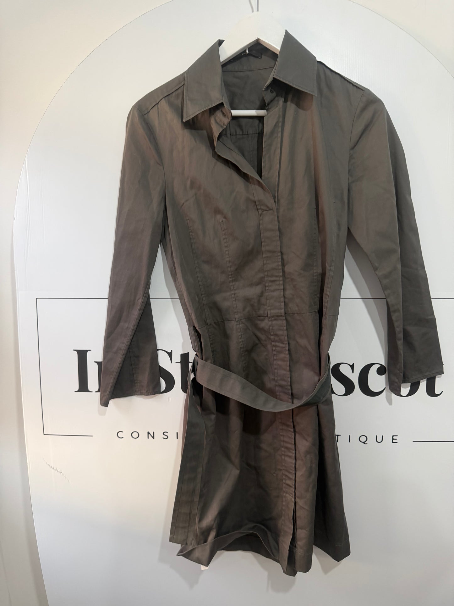 Grey BOSS Hugo Boss Dress, Size 8